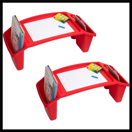 Red lightweight kids lap desks - red,