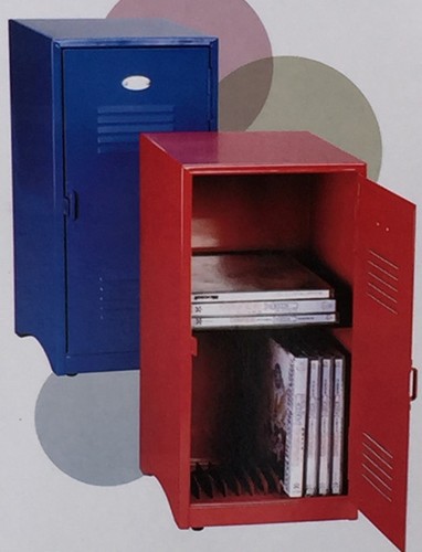 Red kid metal storage - cd,